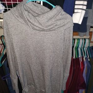 Grey slouchy sweater